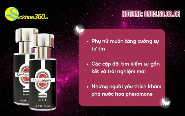 Đối tượng sử dụng nước hoa Conjugallove Women