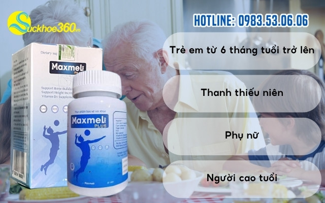 Đối tượng sử dụng Maxmeli Plus