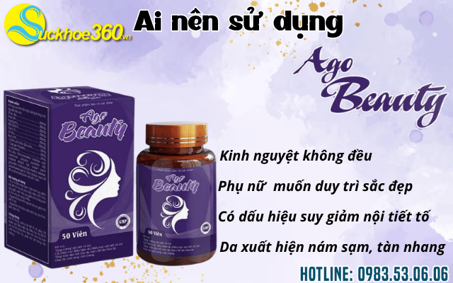 Đối tượng nào nên sử dụng viên uống Ago Beauty