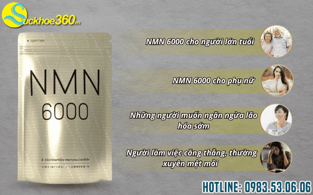 Đối tượng nên sử dụng NMN 6000