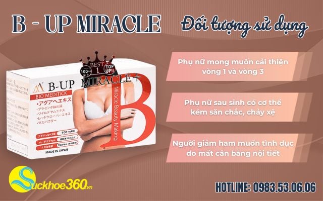 cách dùng b-up miracle