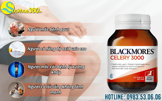 Đối tượng sử dụng của Blackmores Celery 3000