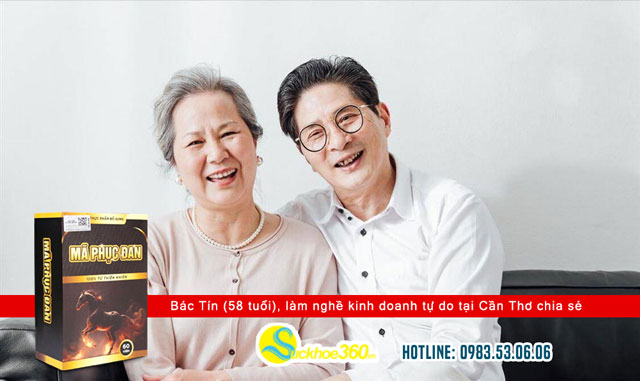 Bác Tín (58 tuổi), làm nghề kinh doanh tự do tại Cần Thơ chia sẻ về mã phục đan