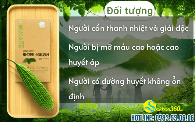 Đối tượng sử dụng viên uống Khổ Qua Rừng Mudaru