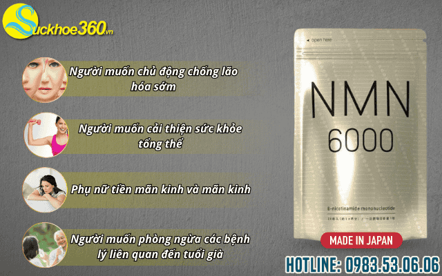 Đối tượng sử dụng NMN 6000