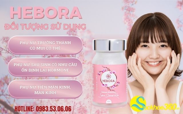 đối tượng sử dụng viên uống hebora