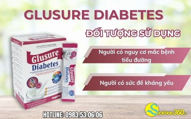 đối tượng sử dụng glusure diabetes