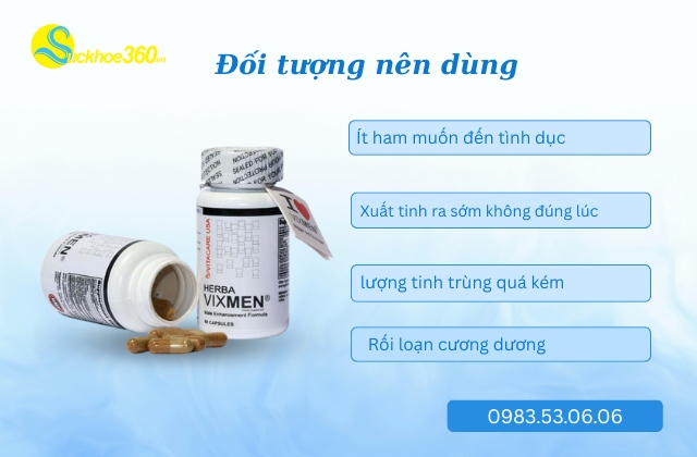 Người nào nên sử dụng Herba Vixmen