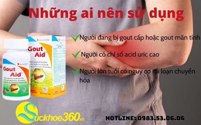 Đối tượng nên sử dụng Gout Aid