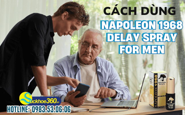 hướng dẫn sử dụng Napoleon 1968 Delay Spray For Men cách dùng