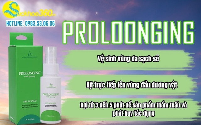 Cách sử dụng Prolonging Delay Spray For Men