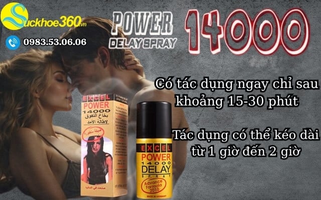 Excel Power 14000 dùng bao lâu thì có tác dụng, Tác dụng kéo dài bao lâu?