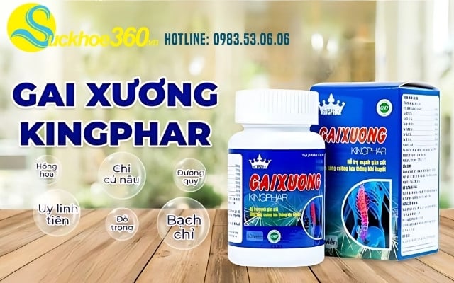 Thành phần có trong viên uống Gai Xương Kingphar