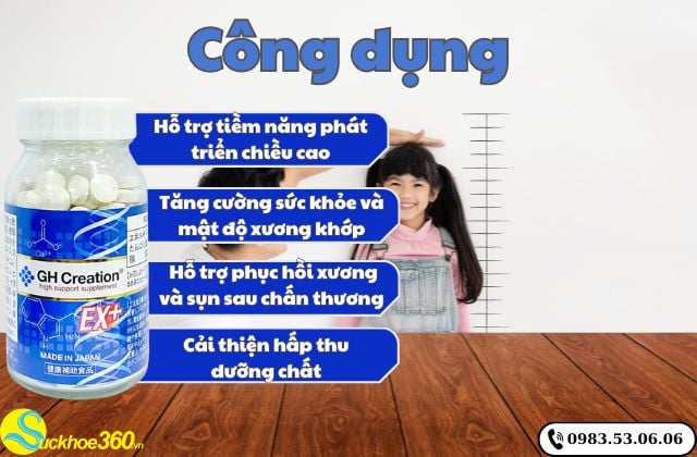 Công dụng của GH Creation EX