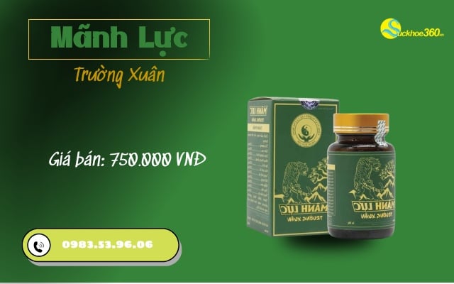 Giá sản phẩm Mãnh Lực Trường Xuân