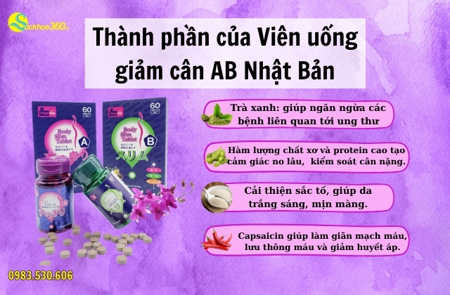 viên uống giảm cân ab
