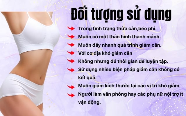Đối tượng sử dụng giảm cân AB