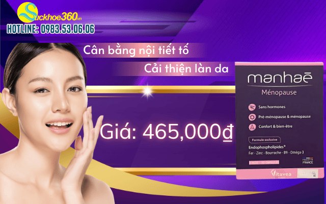 Viên uống Manhaé Ménopause giá bao nhiêu?