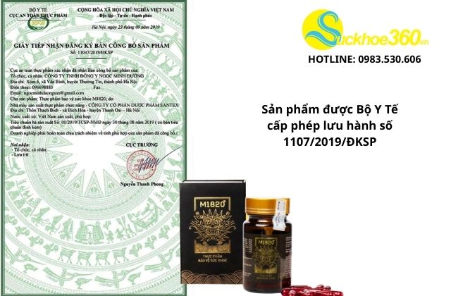 Bổ Thận Tráng Dương M1820 có tốt không