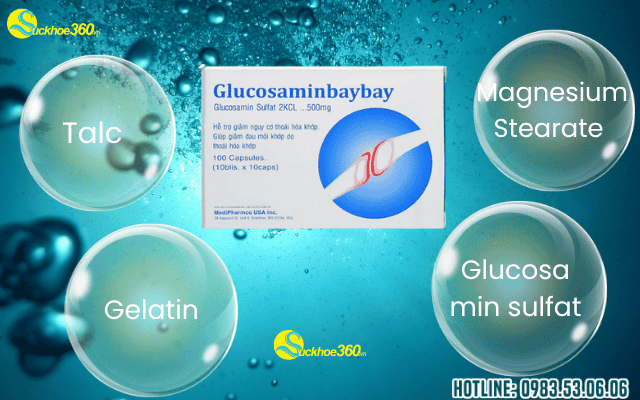Glucosaminbaybay thành phần