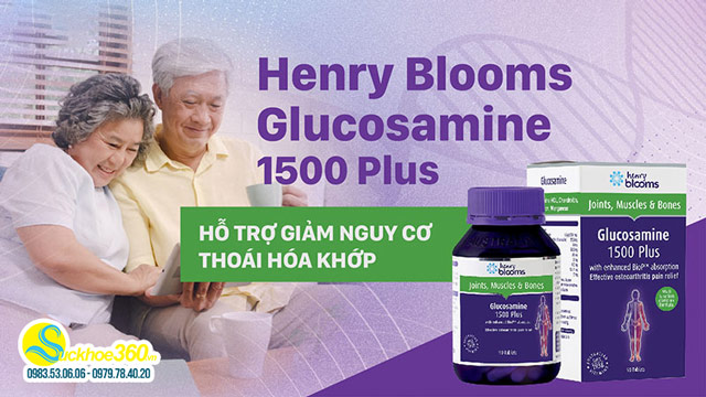 Glucosamine 1500 Plus - Hỗ trợ tăng tiết dịch khớp, bồi bổ xương khớp
