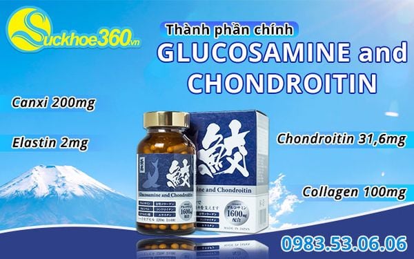 thành phần glucosamine and chondroitin jpanwell