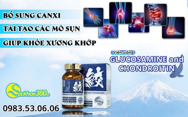 công dụng glucosamine and chondroitin jpanwell