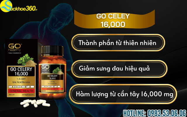 Viên uống Go Celery 16000 Go Healthy là sản phẩm gì?