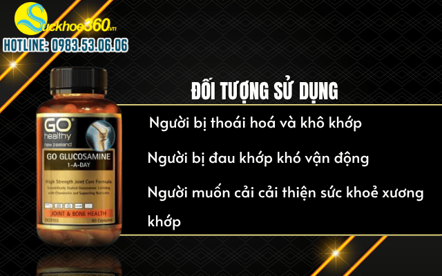 Ai nên và không nên sử dụng GO Glucosamine 1-A-Day 1500mg?