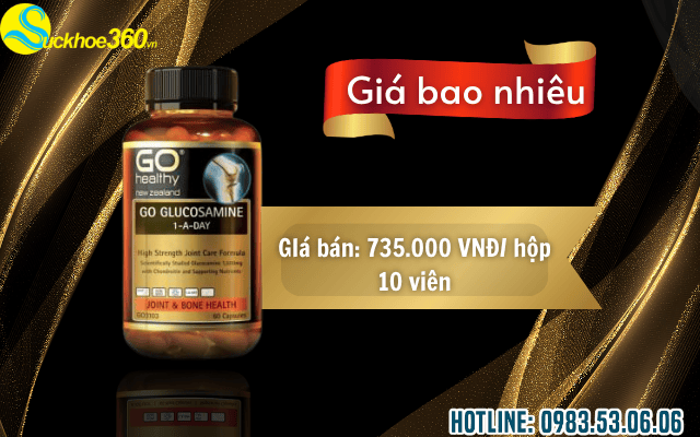 GO Glucosamine 1-A-Day 1500mg giá bao nhiêu?