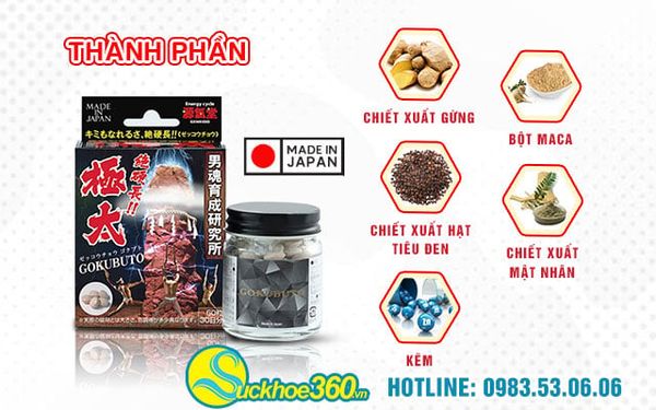viên uống gokubuto nhật bản