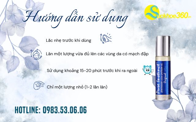 Hướng Dẫn Sử Dụng Nước hoa Pheromone Slim Fresh Hiệu Quả Tối Đa