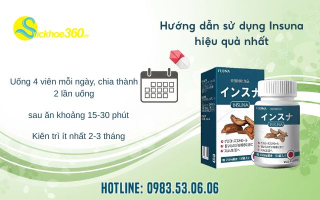 Hướng dẫn sử dụng Insuna hiệu quả nhất