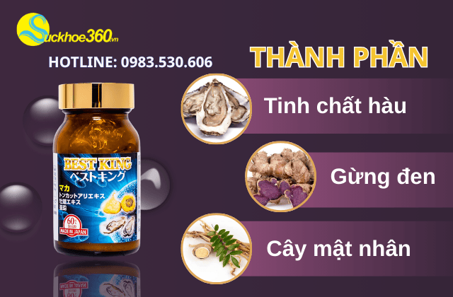 Thành phần của Best King Jpanwell