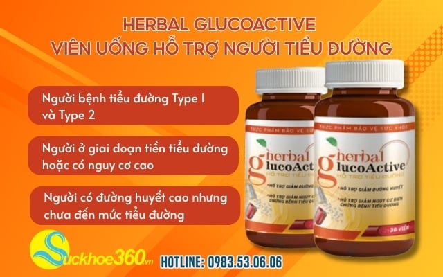 Đối tượng nên dùng Herbal Glucoactive