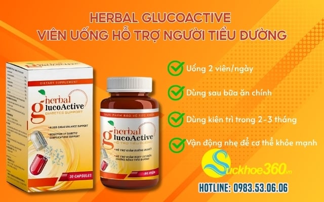 Hướng dẫn Sử dụng Herbal Glucoactive đúng cách