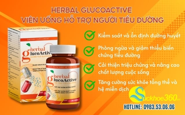 Công dụng của Herbal Glucoactive