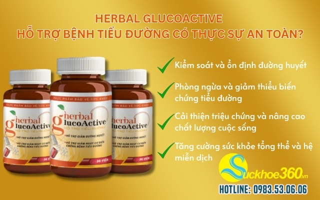 Herbal Glucoactive có tốt không?
