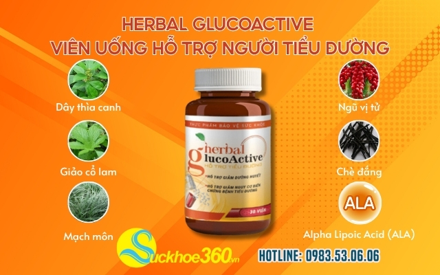 Thành phần của Herbal Glucoactive