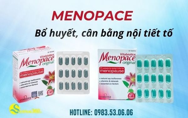 Tác dụng Menopace