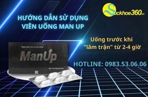 Hướng dẫn sử dụng viên uống man up