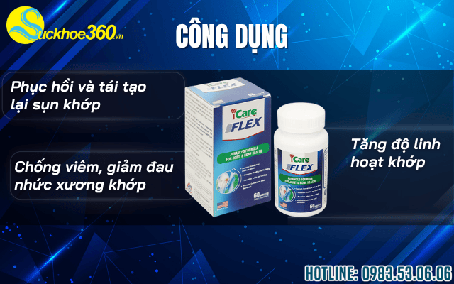 Công dụng của viên uống Icare Flex