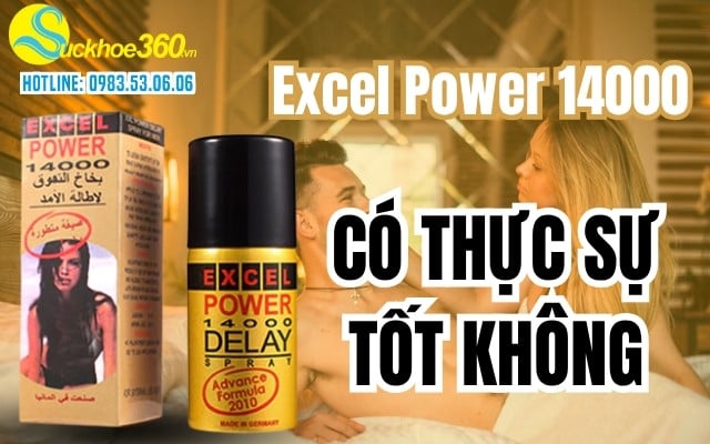 Xịt Excel Power 14000 Delay Spray có tốt không?