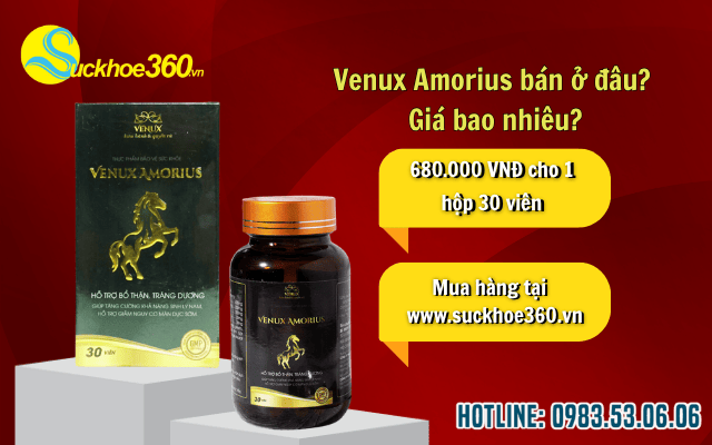 mua venux amorius ở đâu, giá bao nhiêu