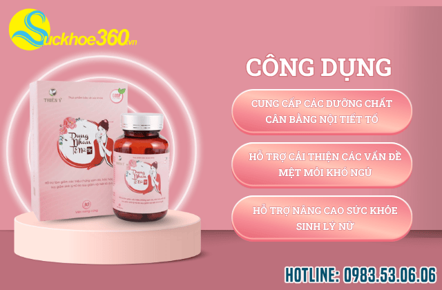 Công dụng của viên uống Dung Nhan Tố Nữ ST