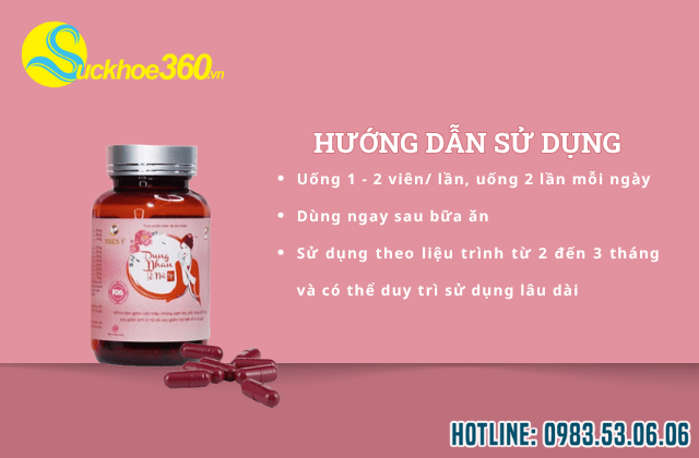 Liều lượng sử dụng viên uống Dung Nhan Tố Nữ ST
