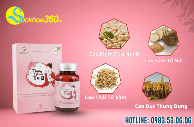Thành Phần Chính Có Trong Viên Uống Dung Nhan Tố Nữ ST