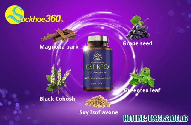 Thành phần cuả viên uống Estinfo
