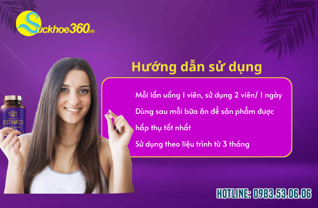 Liệu trình sử dụng viên uống Estinfo