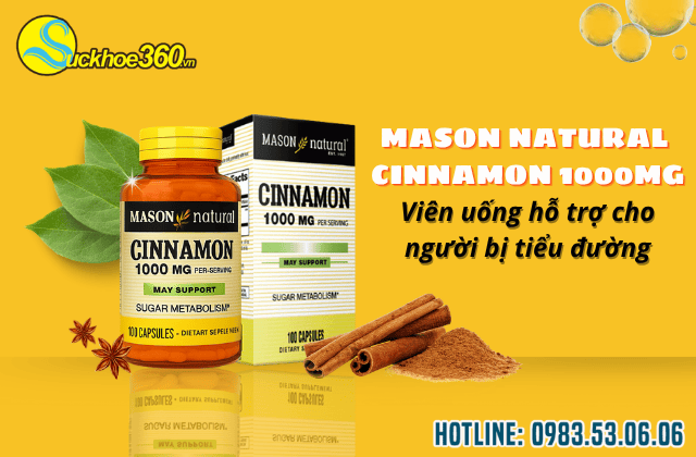 Viên uống Mason Natural Cinnamon là gì?